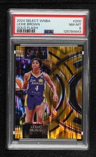 2024 Panini Select WNBA Premier Level Gold Flash Prizm 7/10 Lexie Brown #200 3d3