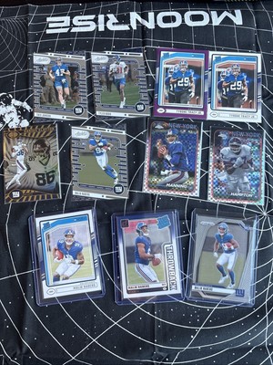 New York Giants Rookie Card Lot With Malik Nabers 