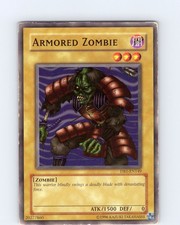 Yu-Gi-Oh TCG Armored Zombie DB1-EN149 Unlimited Regular Common Card Played HP