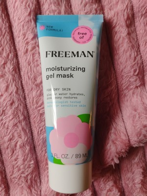 Freeman Moisturizing Glacier Water & Pink Peony Gel Facial Mask 3 Fl Oz New P4