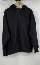 WearGuard Full Zip Hoodie Heavyweight Men's XL Black Drawstrings