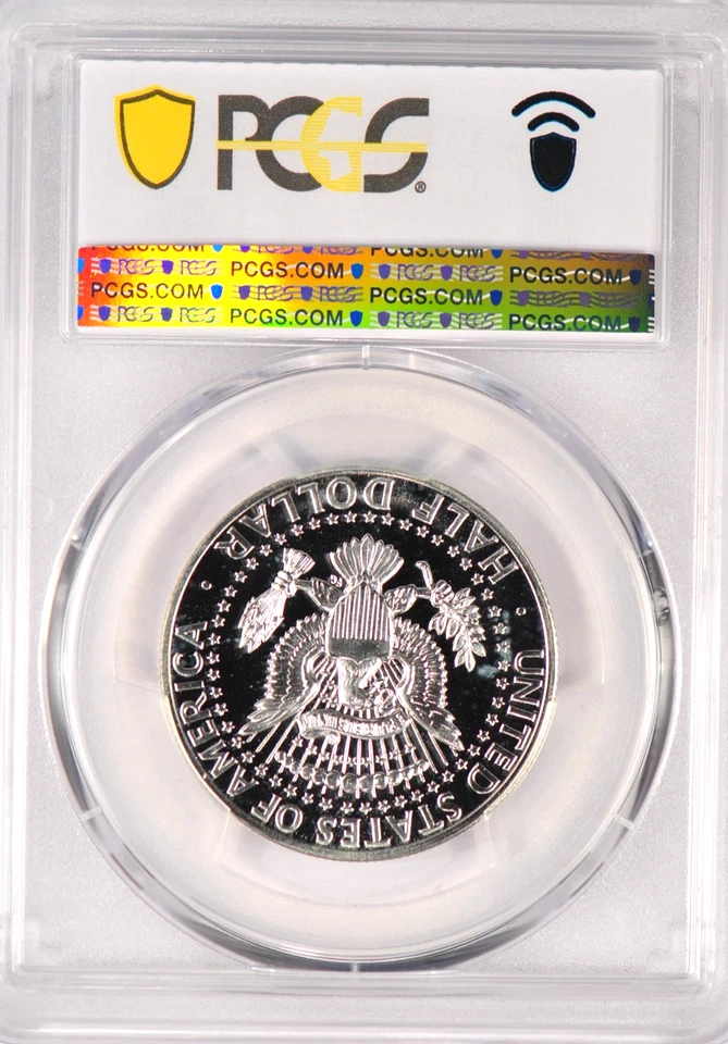 1964 ACCENT HAIR Kennedy Half Dollar Proof PCGS PR66CAM PF 66 CAMEO *Has Spot* - Image 2 of 3