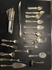 Gorham Sterling Silver Flatware Set 109 Pieces + Serving Pieces Monogrammed
