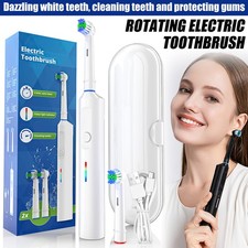 Smart Toothbrush Electric Rechargeable Rotating Brush Oral-B Heads Timer Modes — image 14