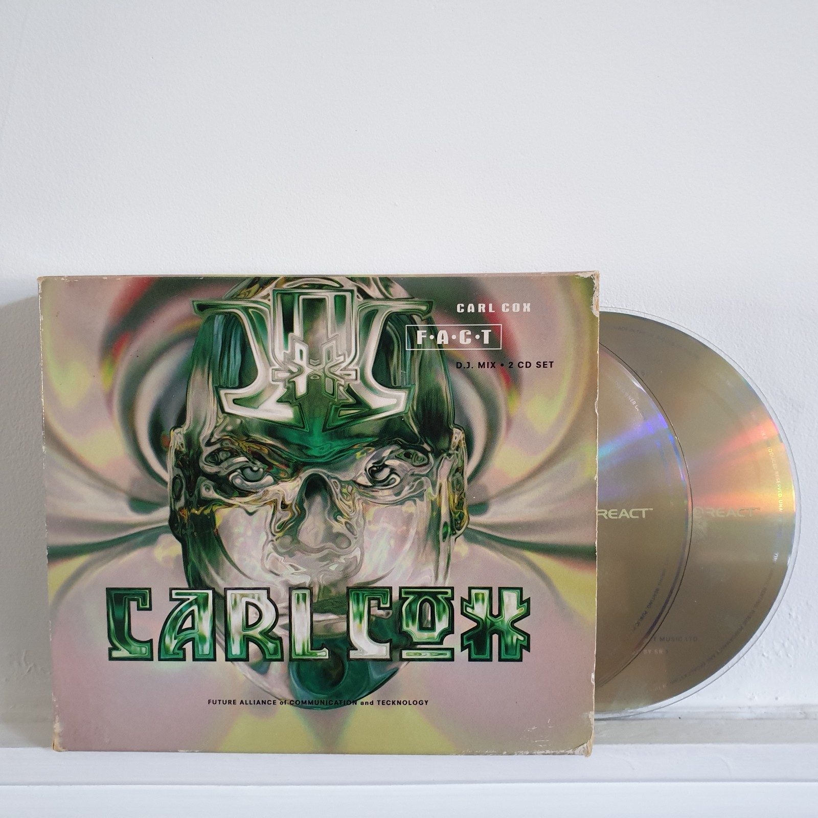 F.A.C.T - 2 X CD Album - Techno / Trance / Acid House 1995 React