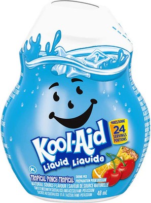 Kool-Aid Liquid Drink Mix, Tropical Punch, 48mL/1.6 fl.oz. (Pack of 12)