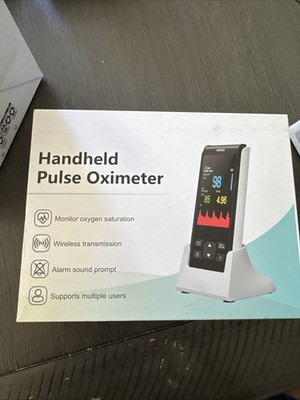 Handheld Pulse Oximeter SpO2 PR Heart Rate Finger Blood Oxygen Monitor Oxímetro