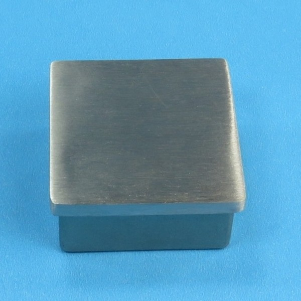 Edelstahl Stopfen Kappe Deckel Vierkant Rohr 20X20 WandstäRke 1,5 Mm Rechteck Va-image