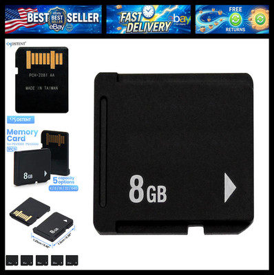 OSTENT 8GB Memory Card Stick Storage for Sony PS Vita PSV 1000/2000 PCH-1000/PCH