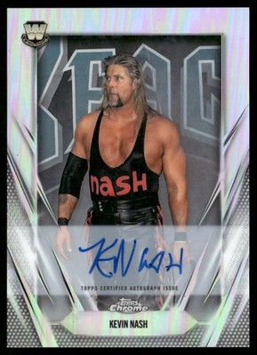 Kevin Nash 2026 Topps Chrome WWE #BCA-KEN Base Autographs Refactor