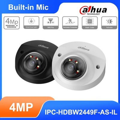 Dahua IPC-HDBW2449F-AS-IL 4MP Smart Dual Light Dome WizSense Network IP Camera