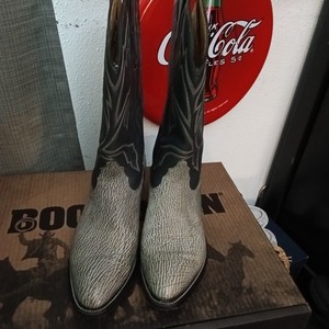 Pecos Bill Exotic Shark Boots, Size 12D Pecos Bill Boots | eBay main image 3