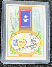 2008 ALLEN AND GINTERS JOHN BUCK STATE OF WYOMING US50 MINT