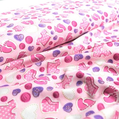 3m kuscheliger Baumwollstoff Kinderstoff Kindermotiv Flanell Meterware