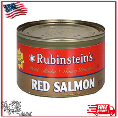 New Sockeye Salmon Red 7.5oz Pack of 6 Cans