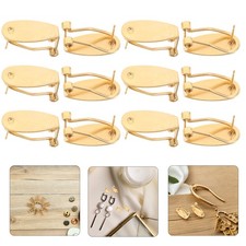 50 Pcs Earrings Clip on Accessories for Making Flat Backs Replacements