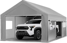 Heavy Duty Carport,Outdoor Car Canopy,Portable Garage,Party Tent,Shed