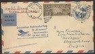 USA 1932 Bremen Catapult K102 Cover Airmail Germany Antwerp Belgium 116213 — photo 1