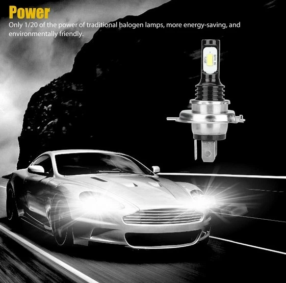 LED Headlight Kit H4 9003 6000K High & Low Beam Light for INFINITI G35 2003-2005 Foto 4 de 4