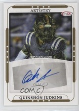 2023 SAGE Artistry Auto Gold Quinshon Judkins #ART-QJ2 Auto tg5