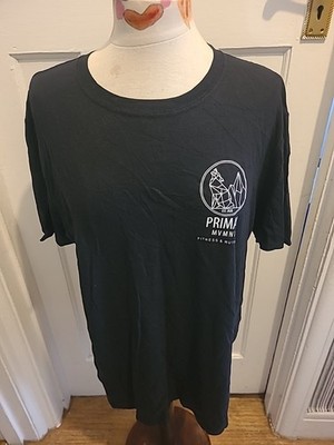Herren Gildan Größe Large schwarz Primal Fitness Kurzarm Tshirt