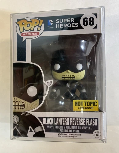 Funko Pop! DC Comics - Black Lantern Reverse Flash #68 - Hot Topic Exclusive