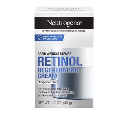 Neutrogena Rapid Wrinkle Repair Retinol Face Moisturizer-Fragrance Free - 1.7oz