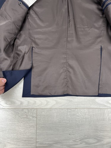 Suitsupply Blu Napoli Vitale Barberis Canonico Navy Tuta Blazer Pantaloni 48R Uomo - Foto 10 di 11