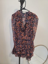 Ulla Johnson Cecily Mini Dress Cosmos Romantic Whimsical  Boho Size 2 Multicolor