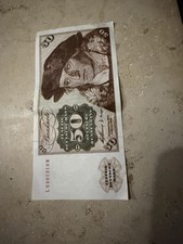 50 DM Deutsche Mark Banknote Serie 1960 &ndash; Original &ndash; Seriennummer     L 8897219W