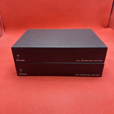 Lot Of 2 Extron P/2 DA6xi VGA Distribution Amplifier   TESTED & WORKING
