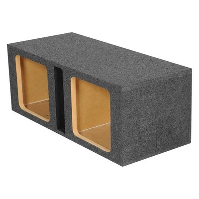 Q Power HD212 VENT SQ Dual 12-Inch Vented Custom Speaker Box for Kicker L7 Su...