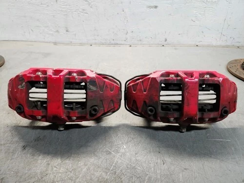 Racingline Front LH & RH Brake Calipers w/ Rotors For 15 Volkswagen Golf GTI - Image 4 of 4