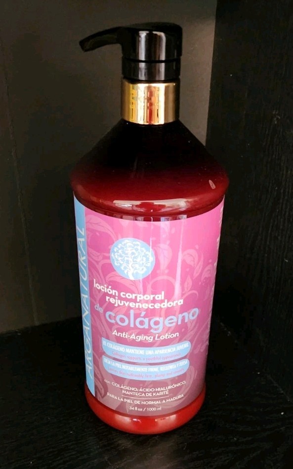 Arganatural Anti-Aging Collagen Body Lotion &bull; 34 fl oz &bull; Collagen &bull; Shea Butter