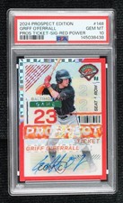 2024 Prospect Edition Red Power Prizm Signatures 82/99 Griff O’Ferrall Auto 8d2