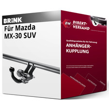 Für Mazda MX-30 SUV Typ DR (Brink) Anhängerkupplung horizontal abnehmbar neu