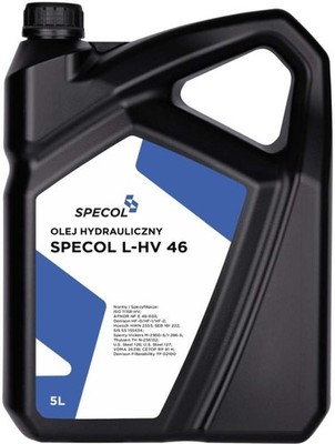 For SPECOL 102592 SPECOL L-HV 46 5L / MINERAL / HYDRAULIC OIL