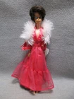 Vintage Barbie Brunette Bubble Cut Straight Leg Body Japan Stamp TLC SEARs Dress
