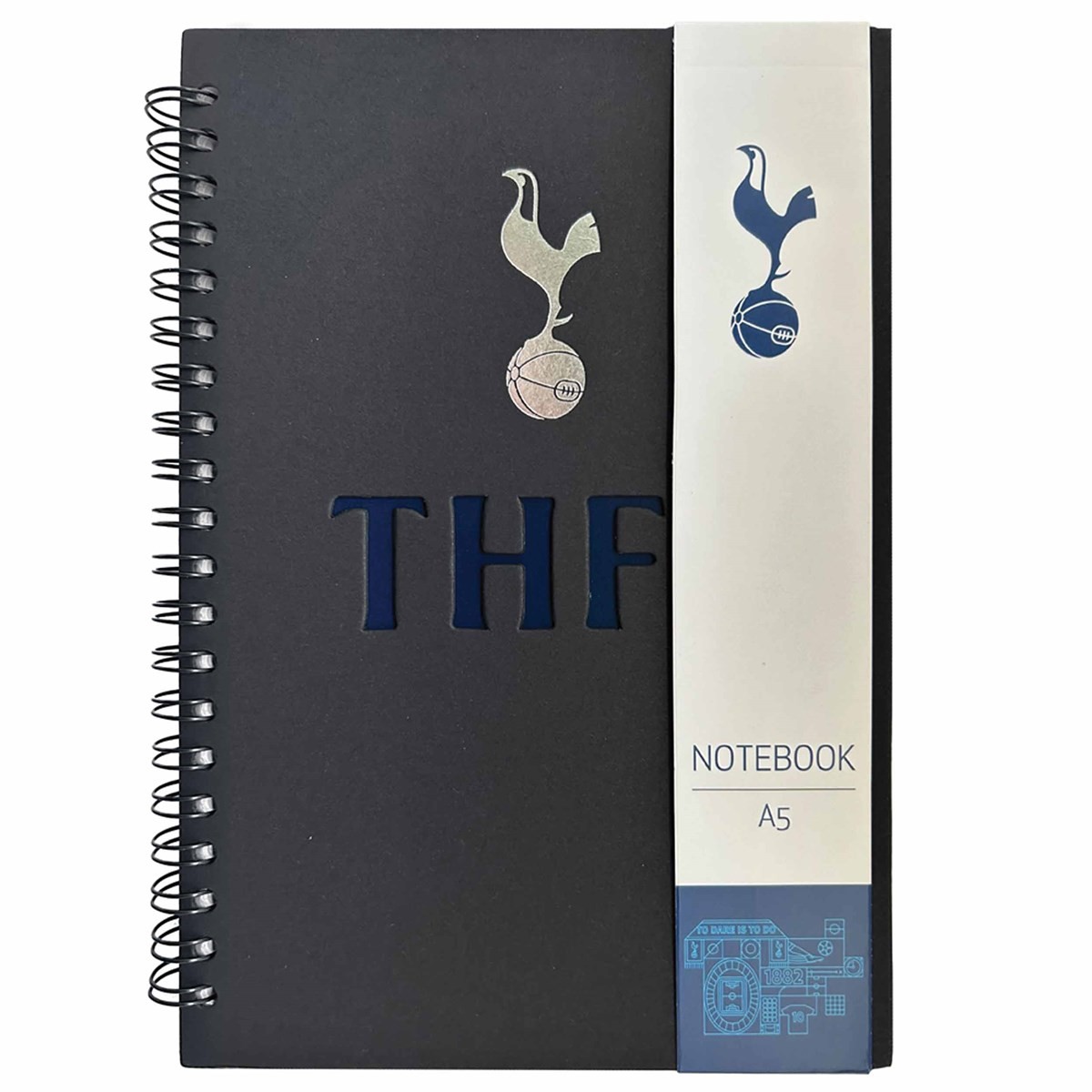 Tottenham Hotspur FC A5 Spiral Notebook, Notebooks, Lined Pages, Sports, Gift