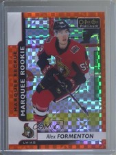 2017 O-Pee-Chee Platinum Marquee Rookies Orange Checkers 8/25 Alex Formenton 8e5