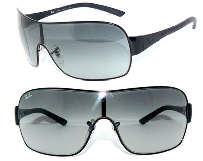 RAY BAN SUNGLASSES BLACK GREY RB 3392 SHIELD WINGS 3321 EYEGLASSES 3664 CASE