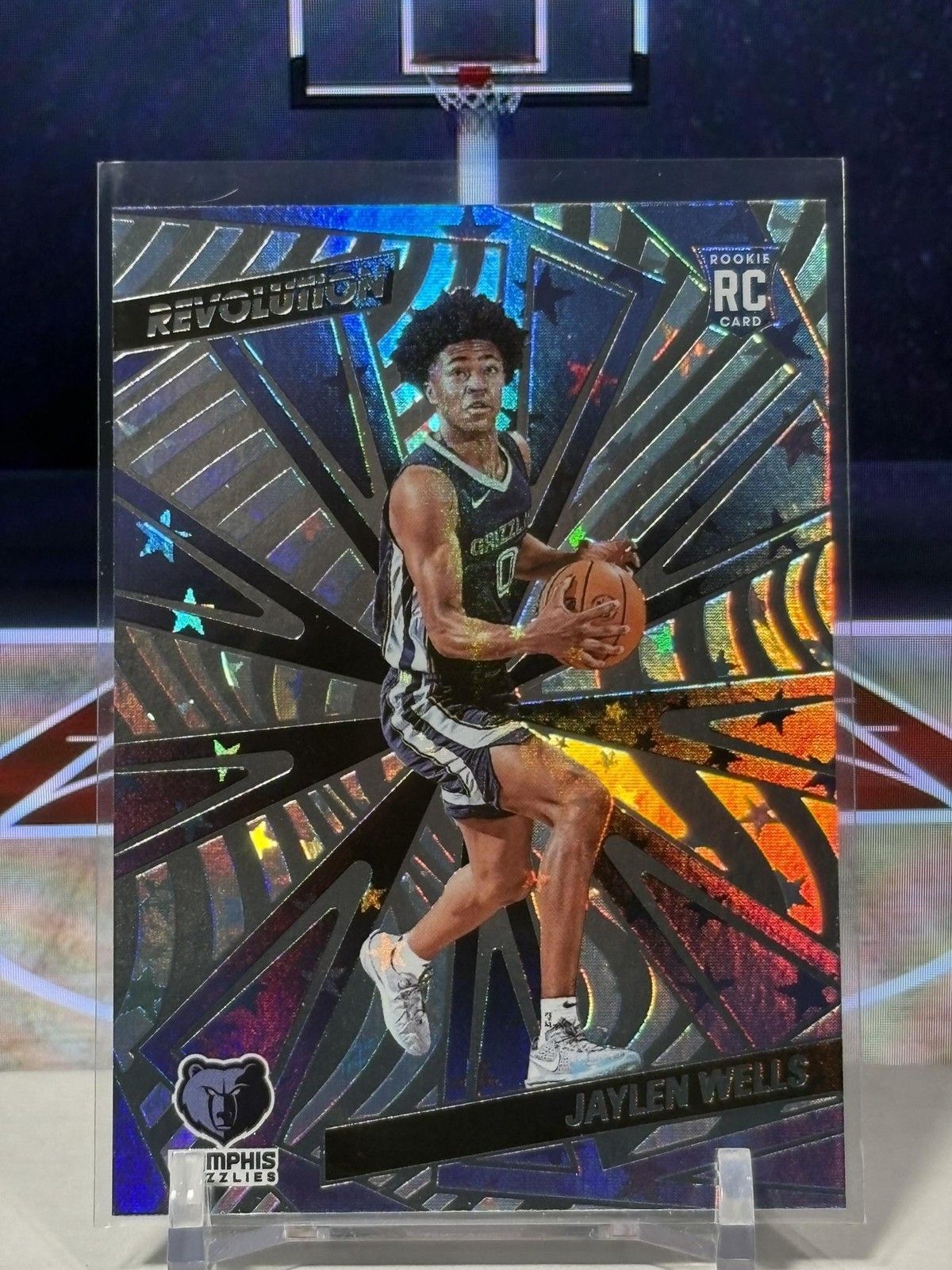 2024-25 Panini Revolution Astro #130 Jaylen Wells Memphis Grizzlies Rookie RC