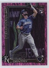 2025 Topps Series 1 Pink Holo Foil Tyler Gentry #6 0j07