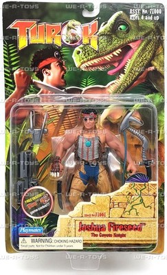 ショーンY2K プレイキュー Turok Joshua Fireseed the Coyote Knight Action Figure 1998