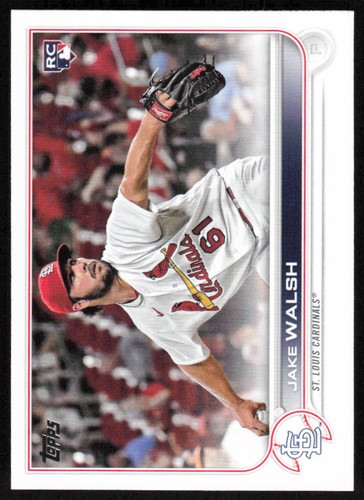 2022 Topps Update #US306 Jake Walsh RC - FREE SHIPPING - Picture 1 of 2