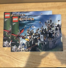 LEGO Castle King's Castle Siege 7094 Fantasy Era. All minifigures and dragon!