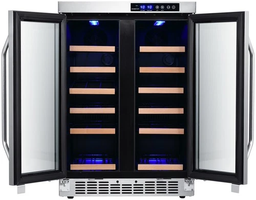 EdgeStar CWR362FD 24"W 36 Bottle Built-In Wine Cooler - Stainless Steel - Picture 3 of 12