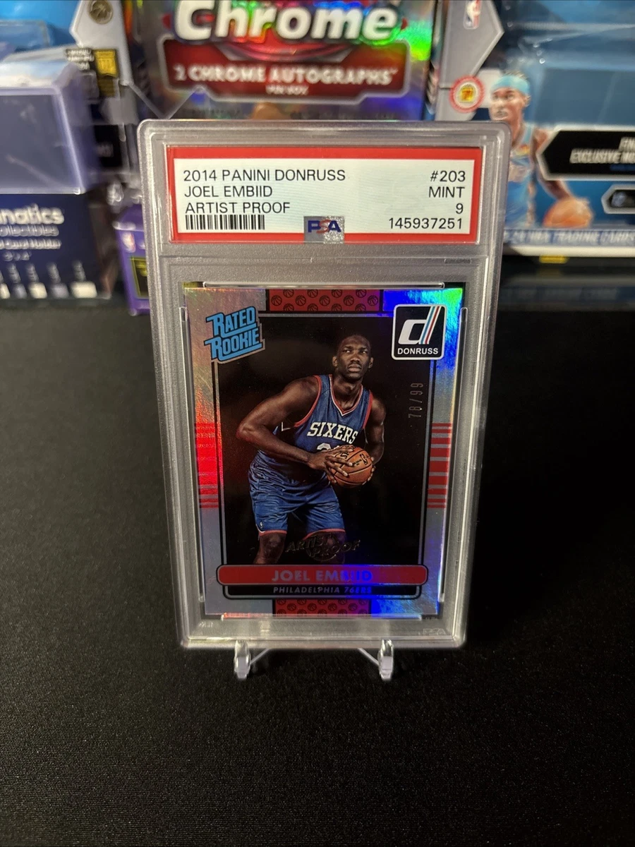 【199シリ】ジョエル・エンビード　RC  PANINI 【PSA9 】 199シリ】ジョエル・エンビードRC PANINI 【PSA9 】