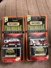 Matchbox Lot of 2 Premiere Collection World Class Series 21 Fire II Fire Rescue