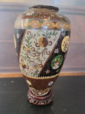 Vase Japonais, Sato ou Nagoya, datant de la fin de l'époque Meiji (1890-1912).